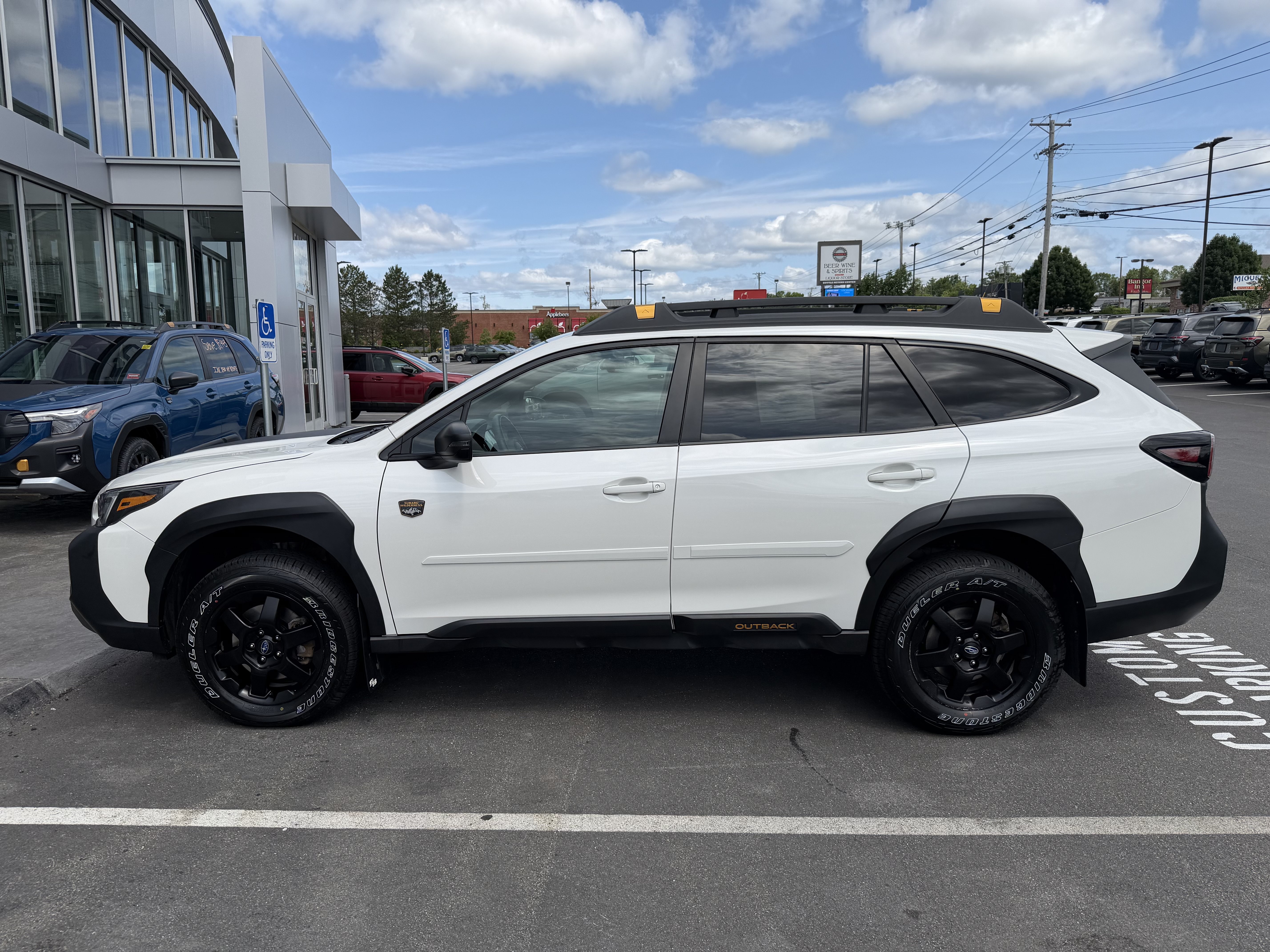 Used 2024 Crystal White Pearl Subaru Wilderness image 2