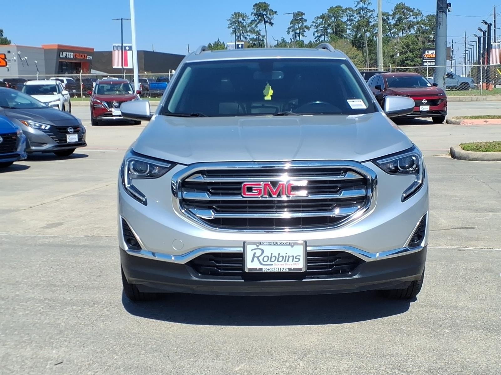 Used 2019 GMC Terrain SLT with VIN 3GKALVEV9KL169098 for sale in Humble, TX