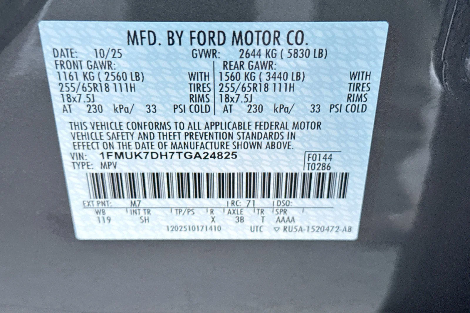 New 2026 Carbonized Gray Metallic Ford Active image 27