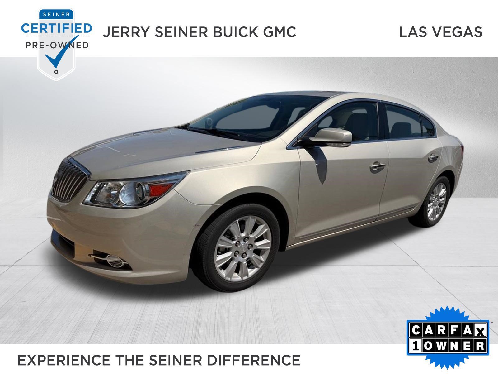 Used 2013 Champagne Silver Metallic Buick Leather image 1