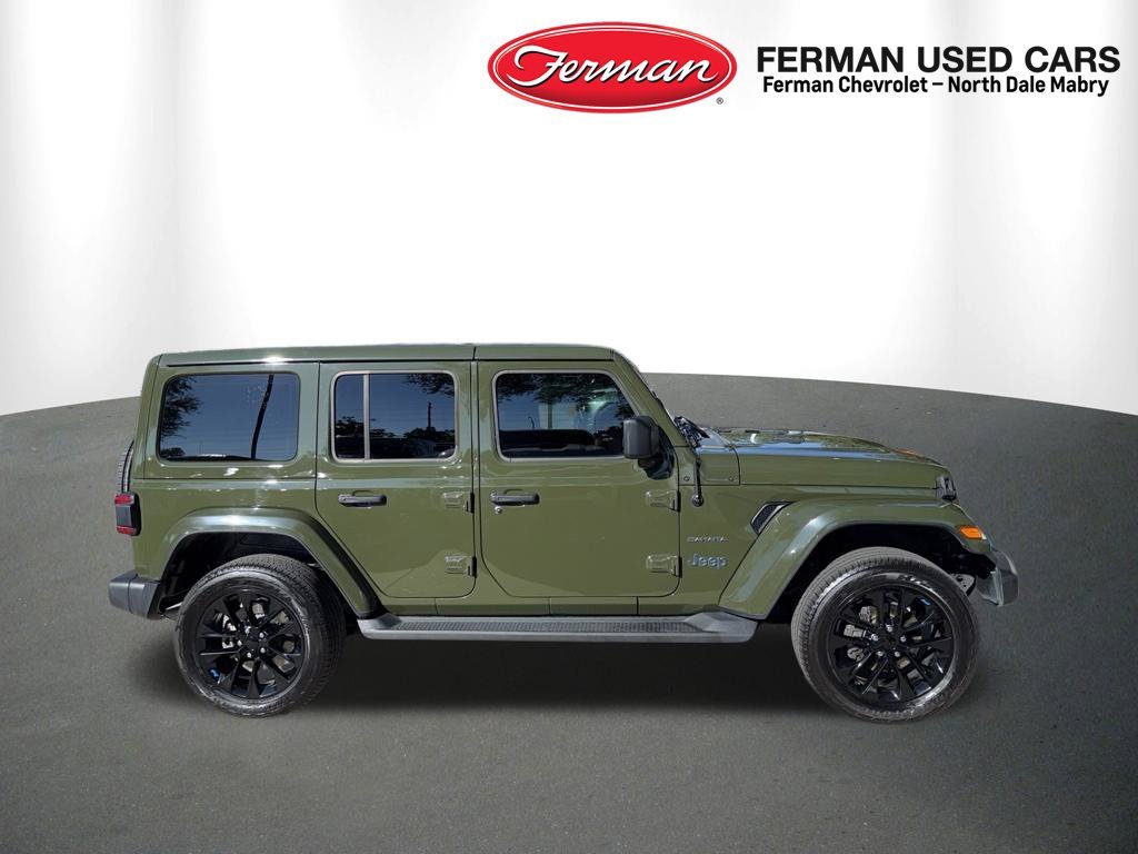 Used 2023 Green Jeep Sahara 4xe image 10