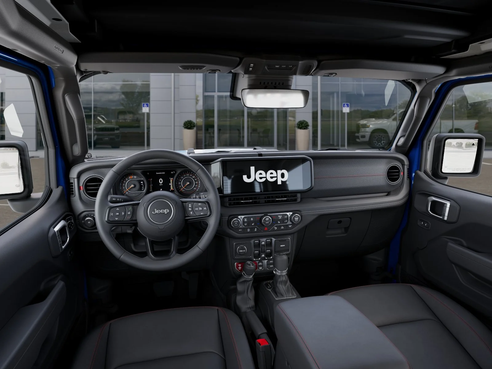 New 2026 Hydro Blue Pearl-Coat Exterior Paint Jeep Rubicon image 40