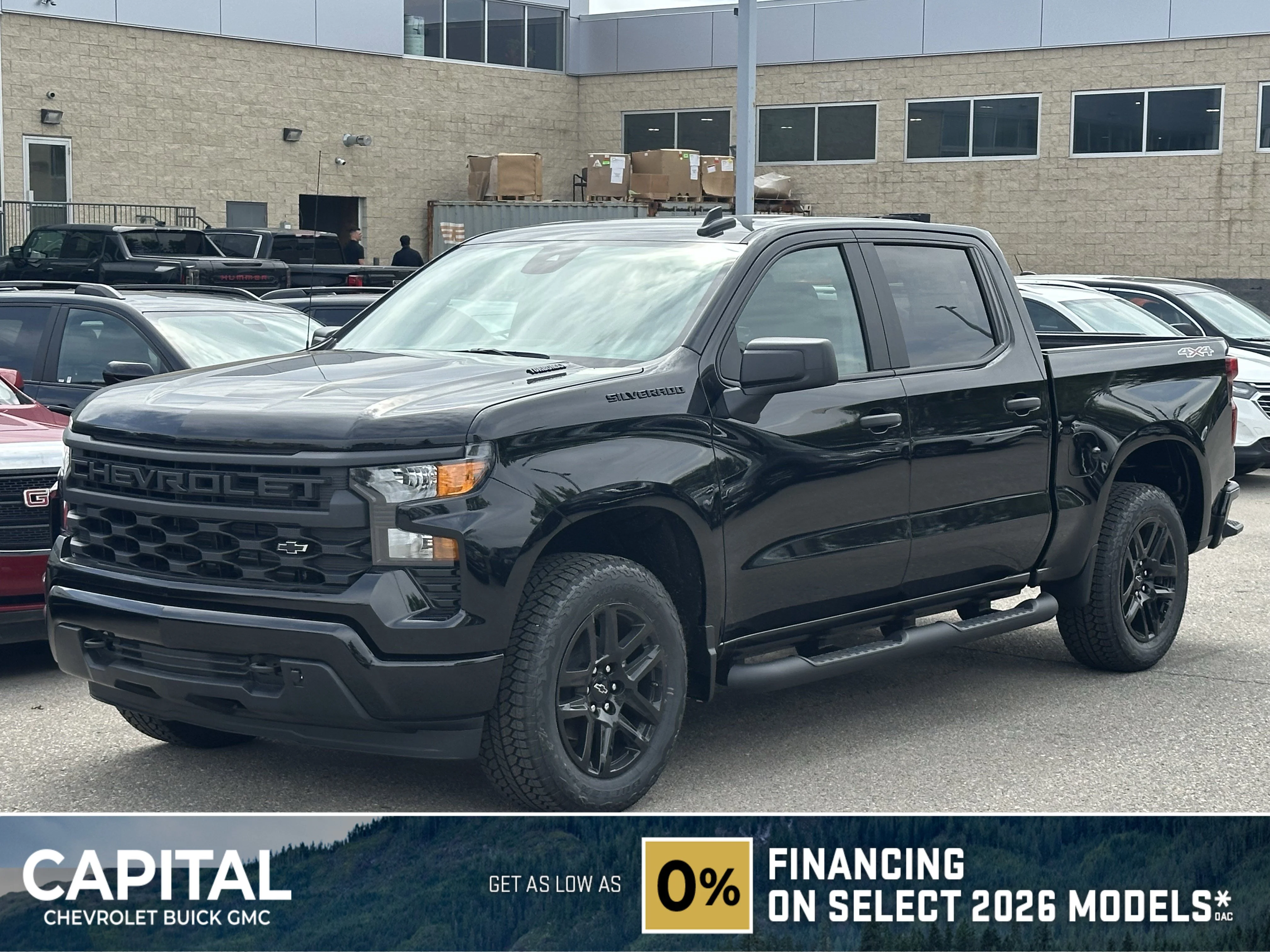 New 2026 Black Chevrolet Custom image 1
