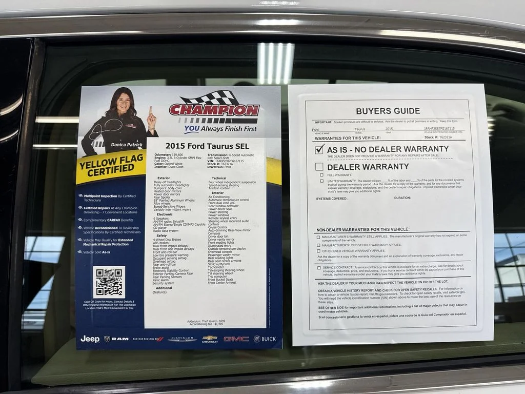 Used 2015 Oxford White Ford SEL image 44