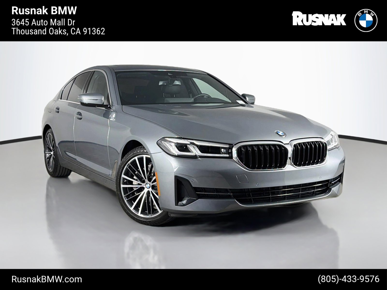 Certified Used 2023 Skyscraper Grey Metallic BMW 530i image 1