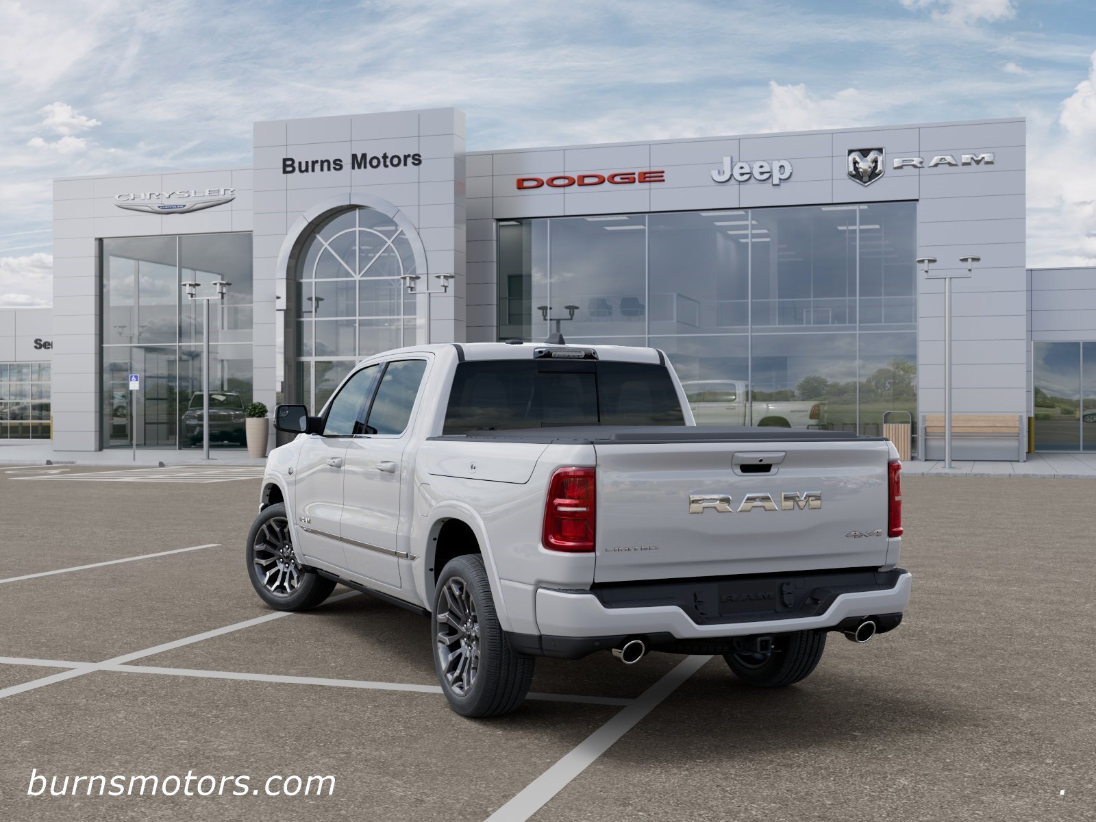 New 2026 Bright White Clear-Coat Exterior Paint RAM Limited image 3