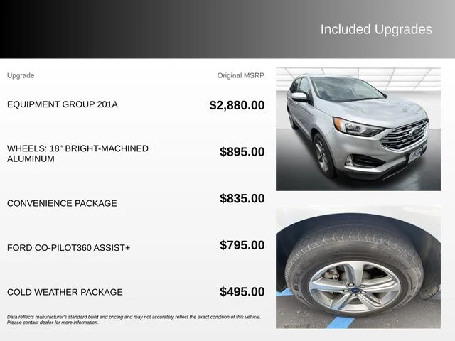 Used 2019 Silver Ford SEL image 4