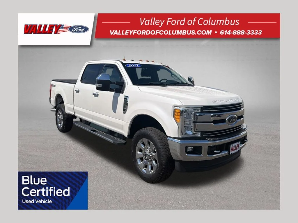 Certified Used 2017 White Platinum Clearcoat Metallic Ford Lariat image 1