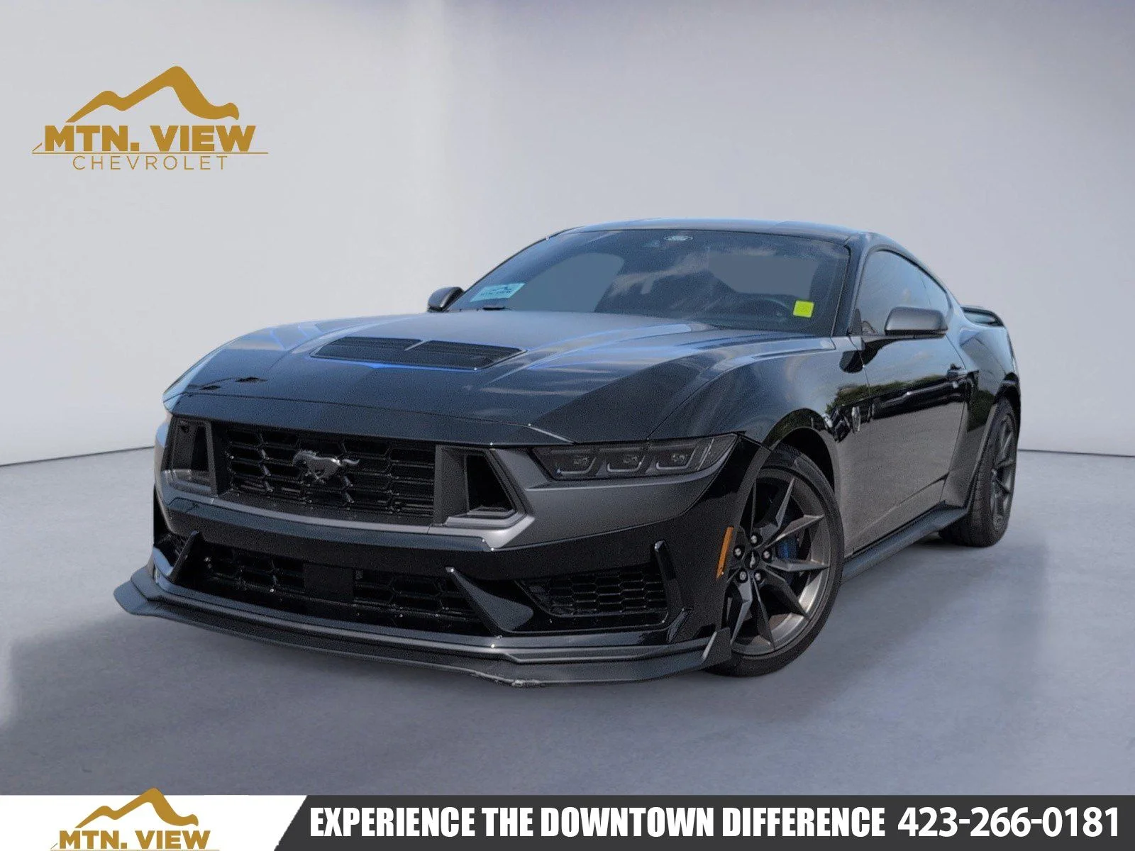 Black 2025 Ford Mustang Dark Horse Fastback RWD Coupe Rear-Wheel Drive Automatic