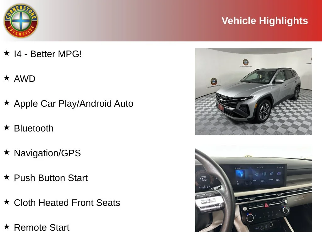 Used 2025 Hyundai Tucson SEL with VIN 5NMJBCDE5SH491691 for sale in Elk River, Minnesota