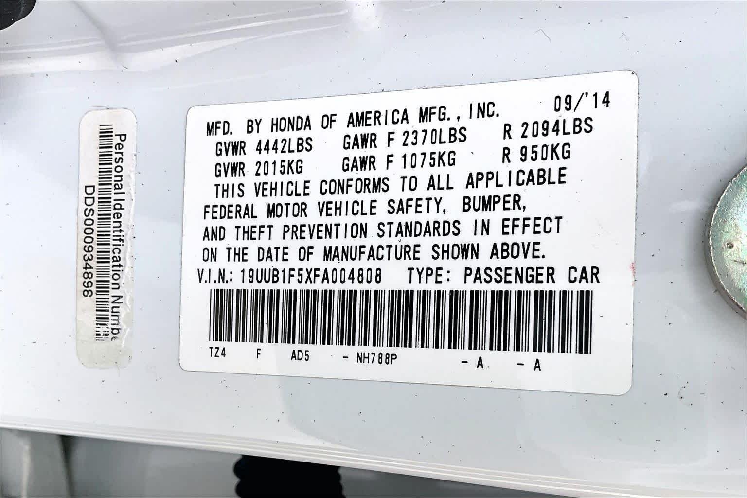 Used 2015 Bellanova White Pearl Acura Tech image 37