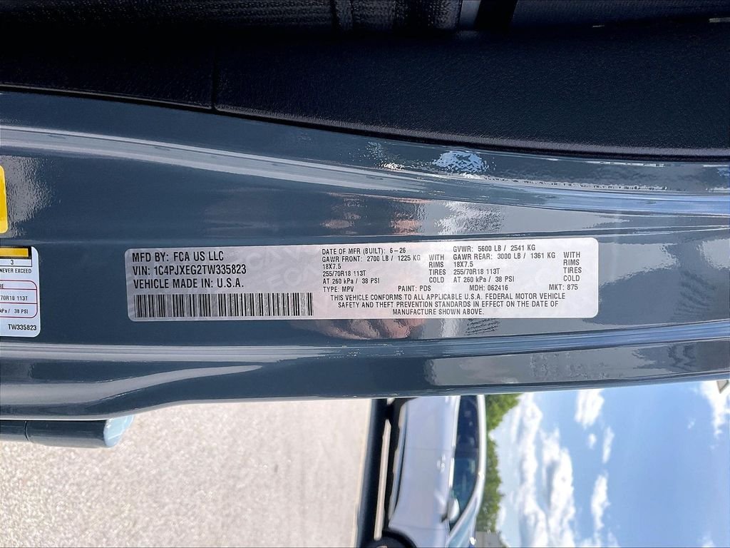 New 2026 Anvil Clear-Coat Exterior Paint Jeep Sahara image 16