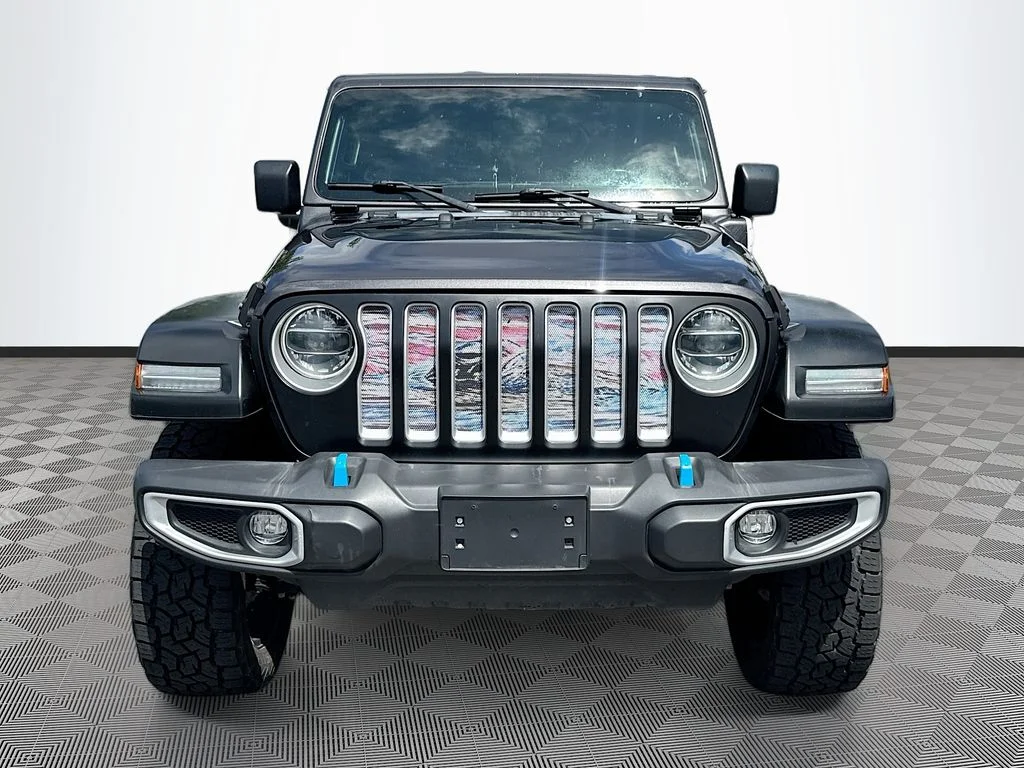 Used 2022 Gray Jeep Unlimited Sahara 4xe image 2