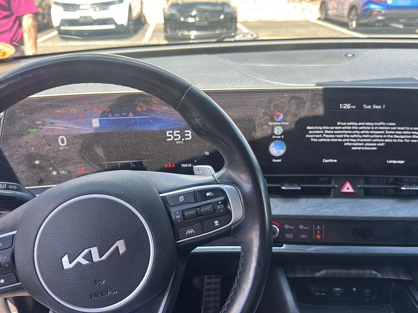 Used 2023 Dawning Red KIA X-LINE PRESTIGE image 9