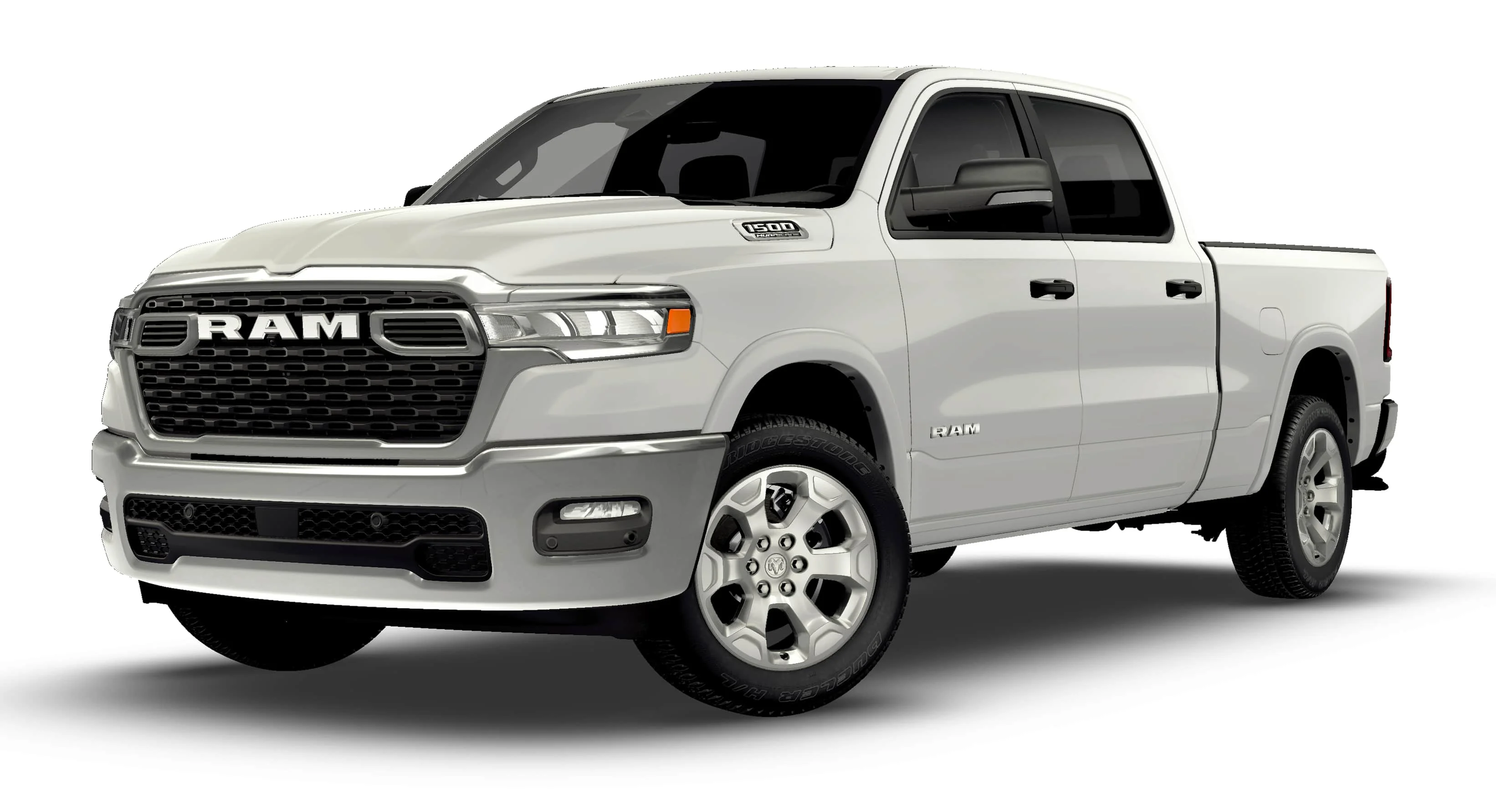 New 2026 Bright White Clear-Coat Exterior Paint RAM BIG HORN image 13