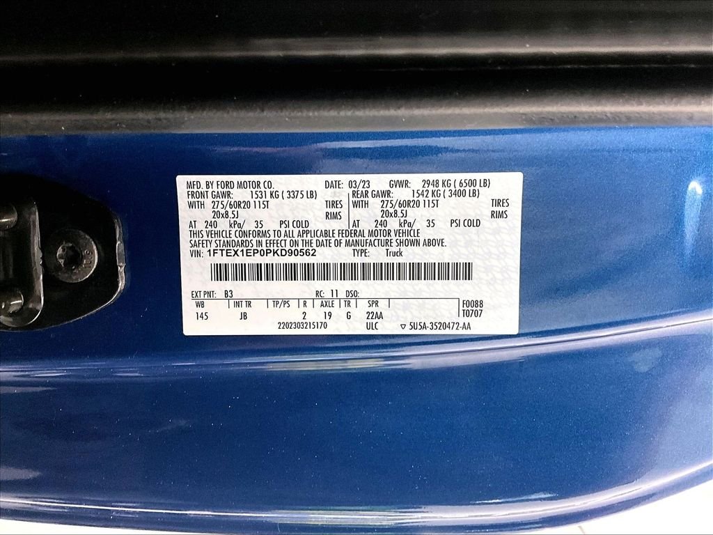 Used 2023 Atlas Blue Metallic Ford XL image 34