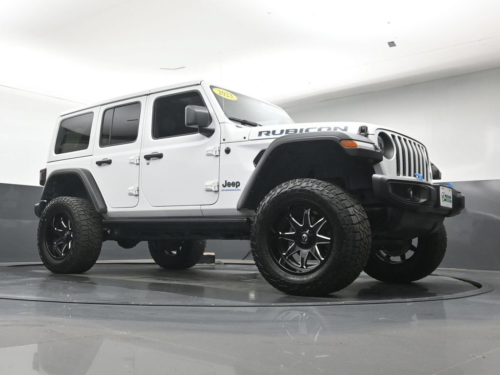 Used 2023 White Jeep Rubicon 4xe image 26