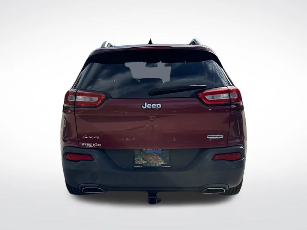 Used 2015 Deep Cherry Red Crystal Jeep Latitude image 7