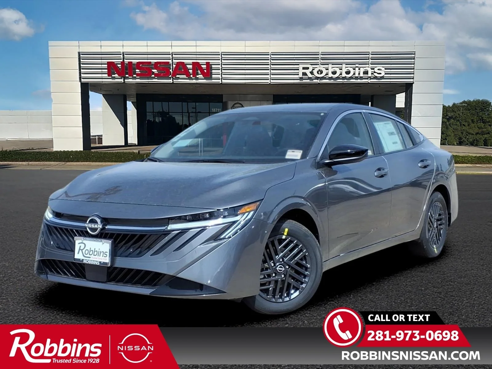 2026 Nissan Sentra SV Gray at Robbins Nissan