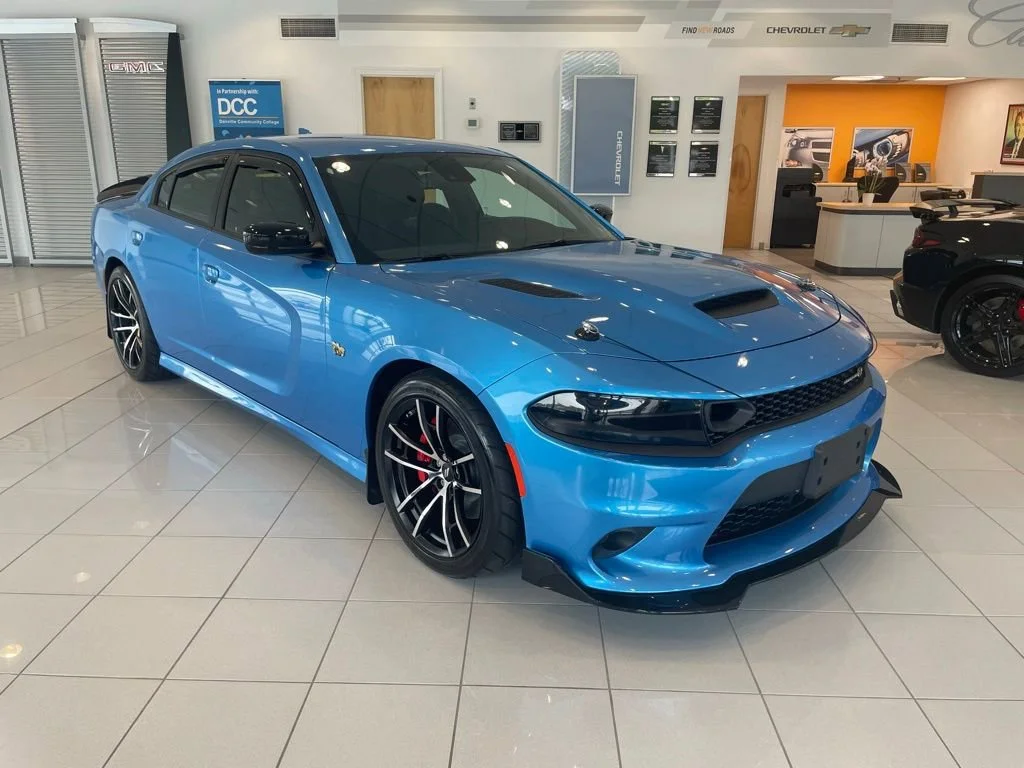 Used 2023 Blue Dodge Scat Pack image 3