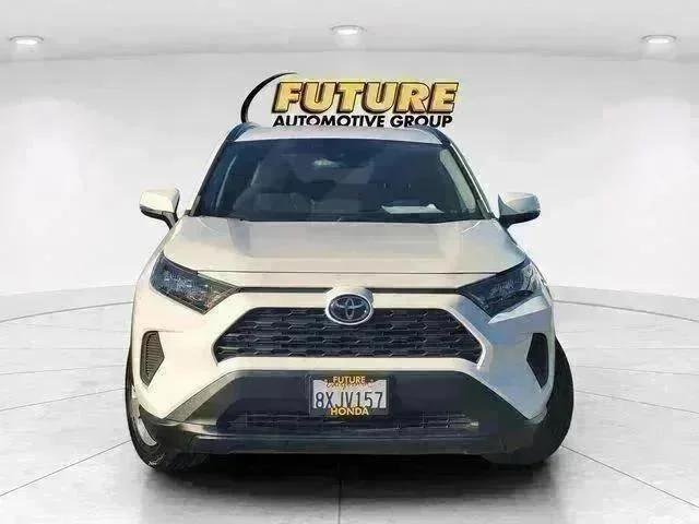 Used 2021 White Toyota LE image 2