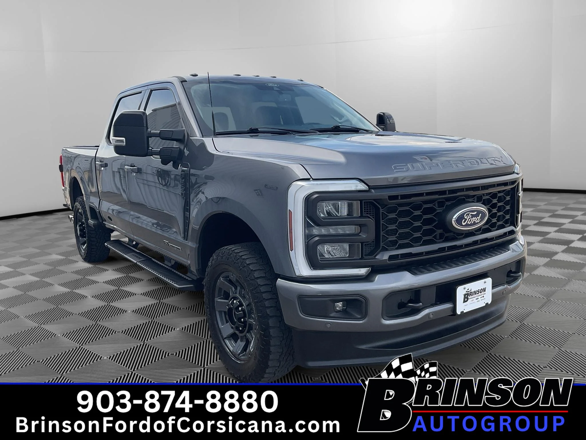 Used 2024 Carbonized Gray Metallic Ford LARIAT image 3