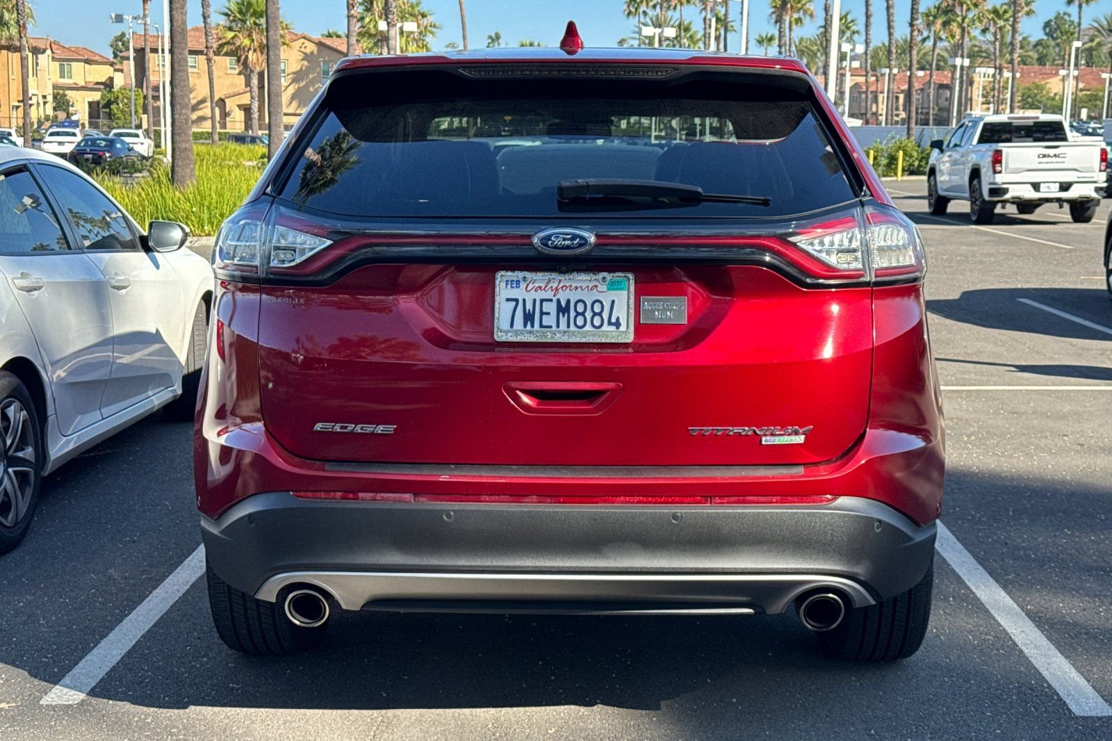 Used 2017 Red Ford Titanium image 7