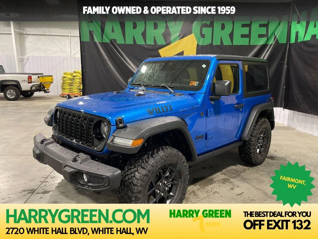 New 2026 Jeep Wrangler Willys 2-door in White Hall #IT268 | Harry