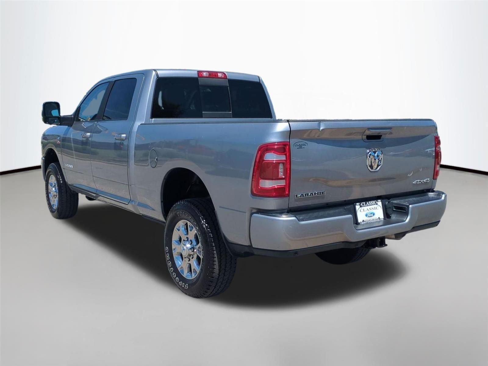 Used 2024 Billet Silver Metallic Clearcoat Ram Laramie image 3