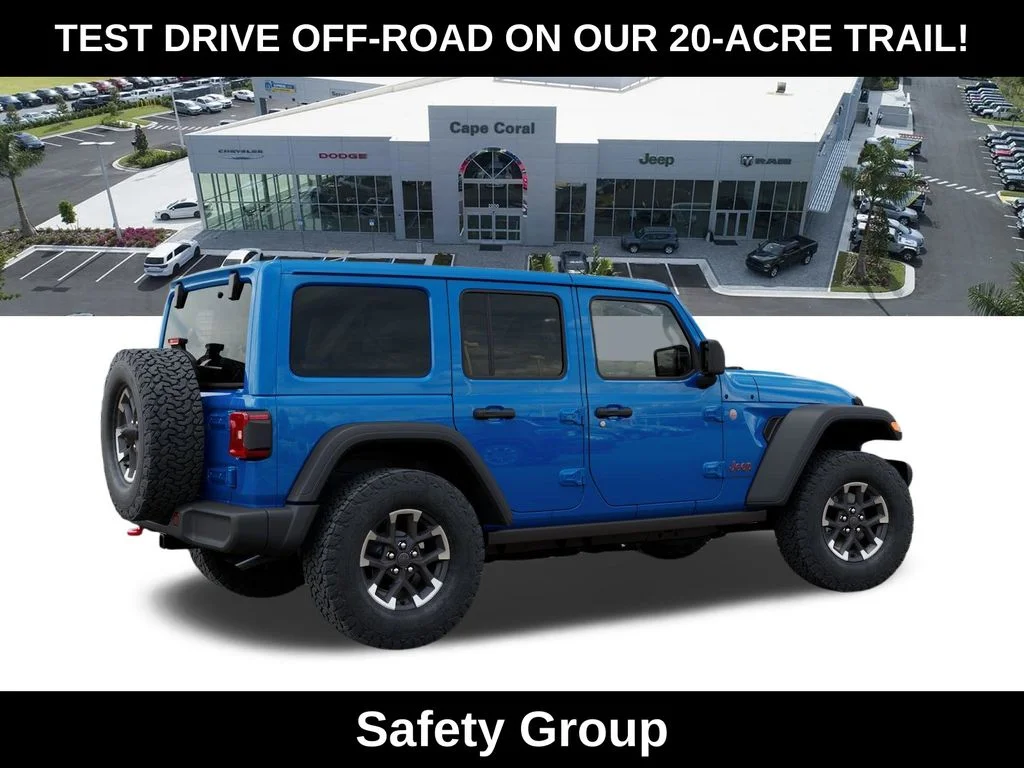 New 2026 Hydro Blue Pearl-Coat Exterior Paint Jeep Rubicon image 4