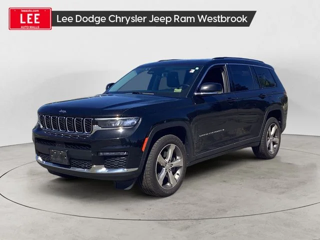 Used 2021 Diamond Black Jeep Limited image 1