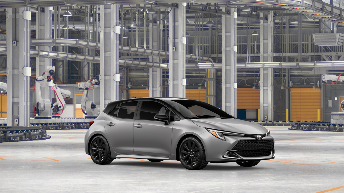 New 2027 Classic Silver Metallic with Black roof Toyota XSE image 14