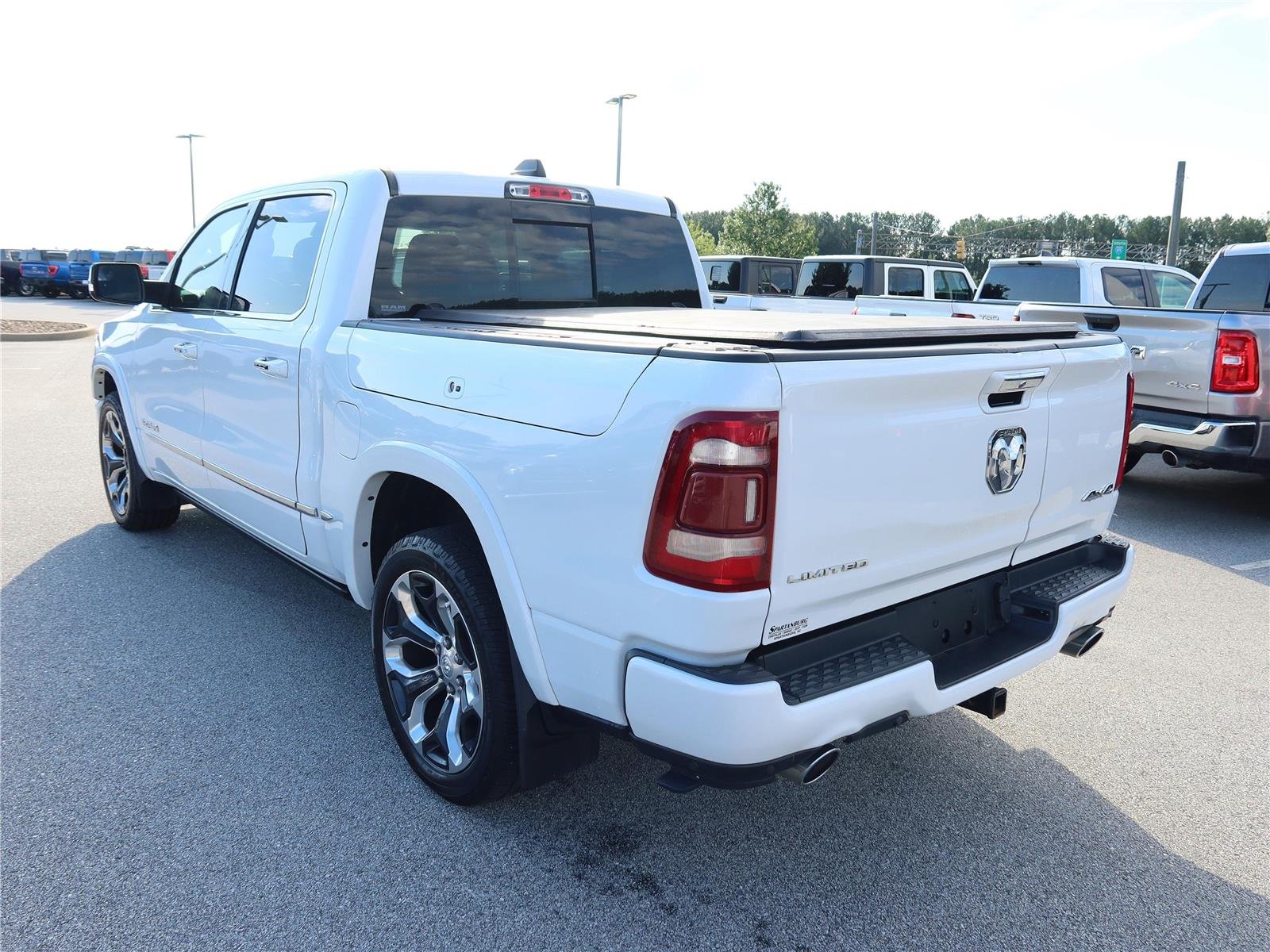 Used 2020 Ivory White Tri-Coat Pearlcoat Ram Limited image 4