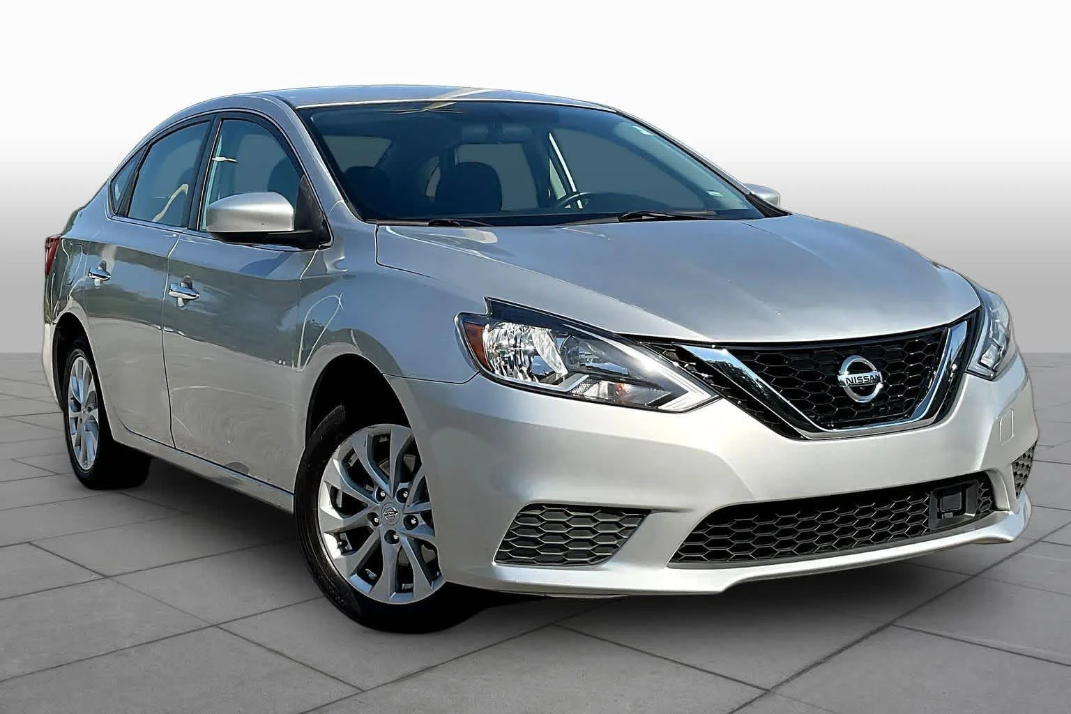 Used 2019 Brilliant Silver Metallic Nissan SV image 3