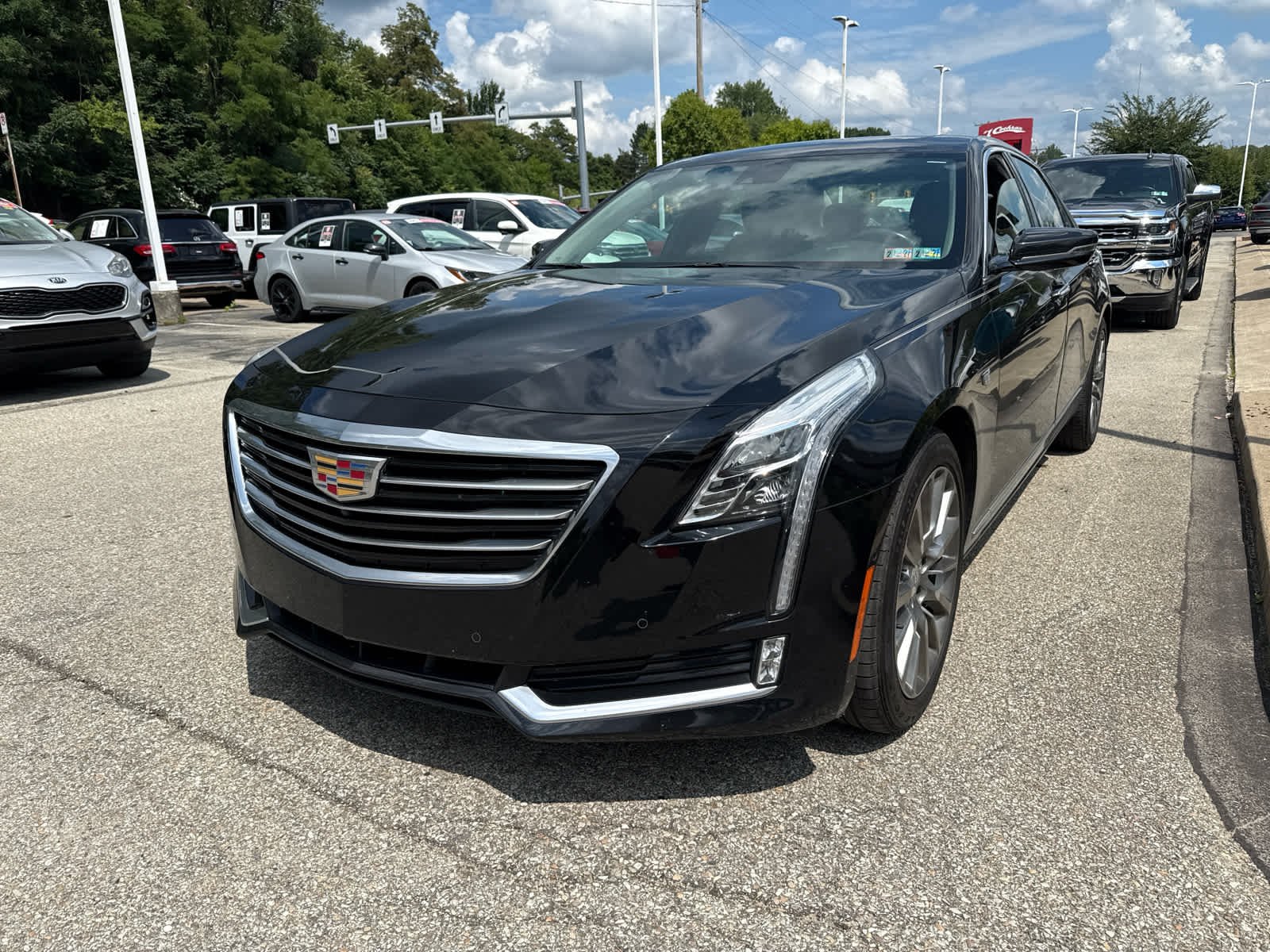 Used 2018 STELLAR BLACK METALLIC Cadillac Luxury AWD image 3