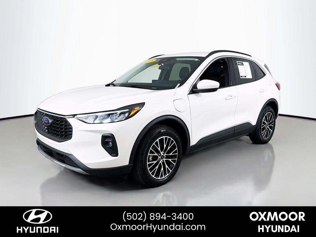 Used 2024 Star White Metallic Tri-Coat Ford PHEV image 3