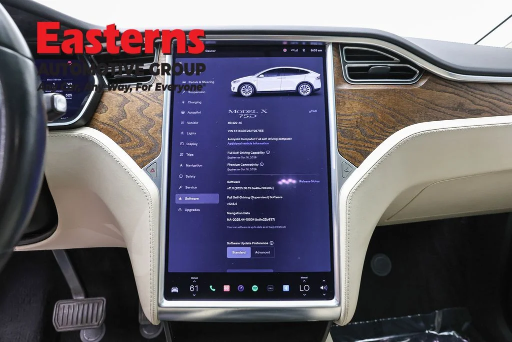 Used 2018 White Tesla 75D image 12