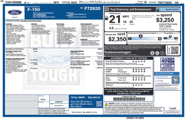 New 2026 Agate Black Metallic Ford XLT image 4