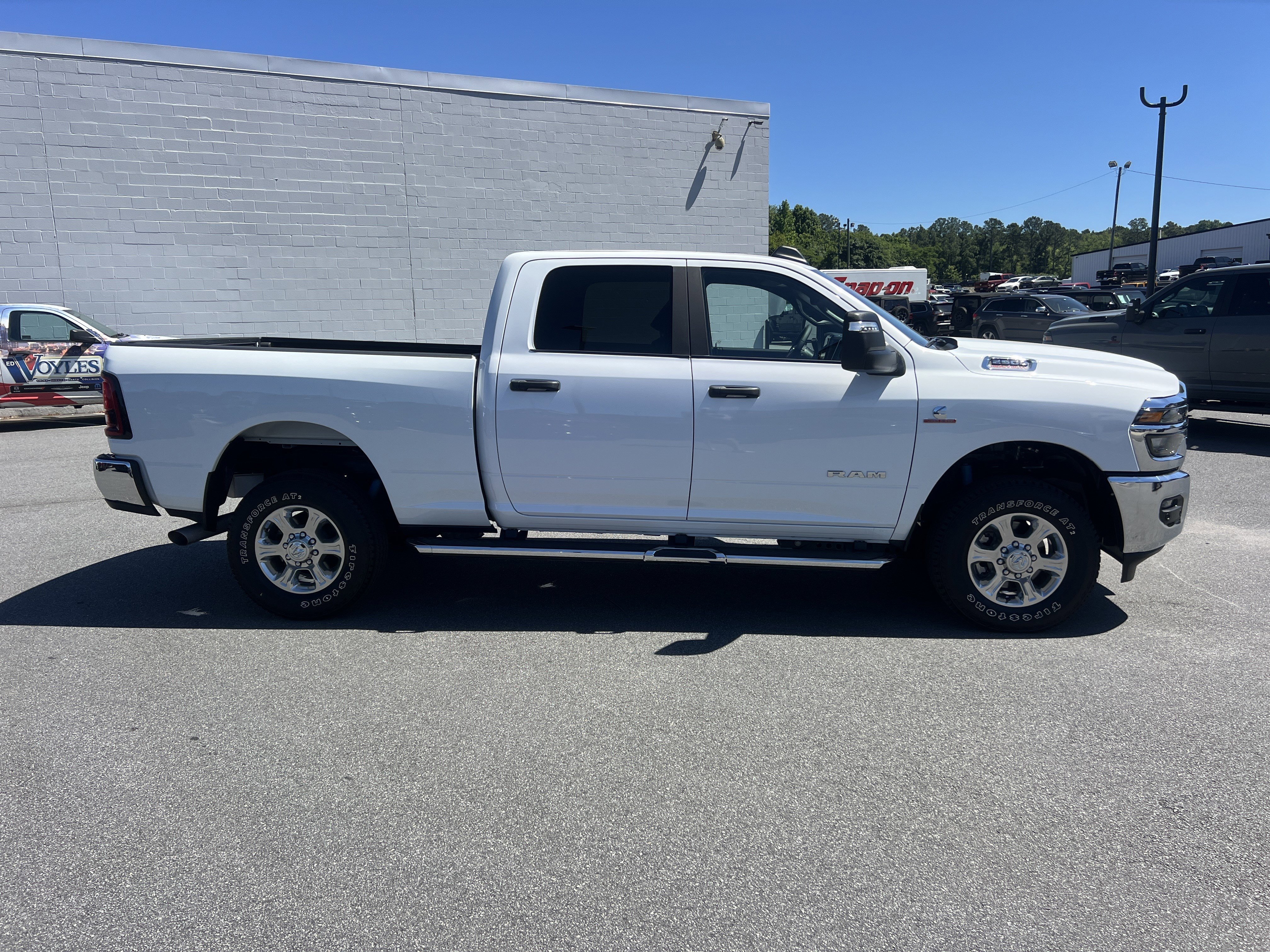 Used 2025 Bright White Clearcoat Ram Big Horn image 9