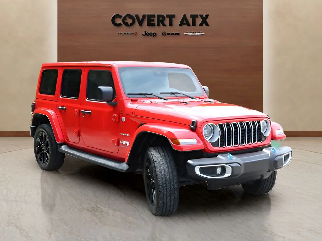 Used 2024 Red Jeep Sahara 4xe image 7