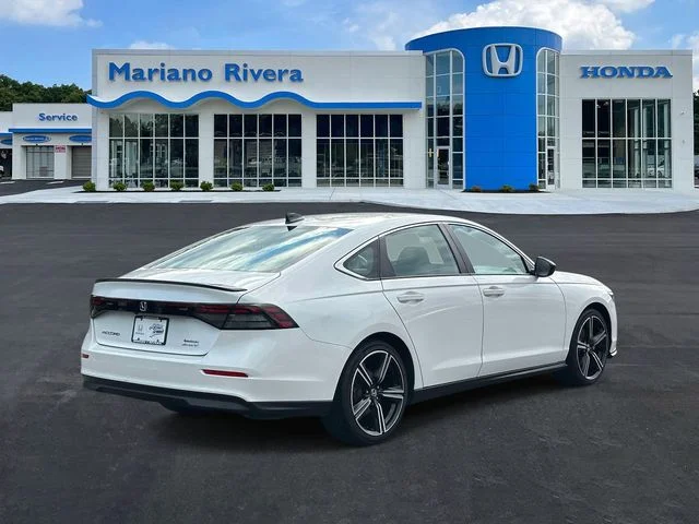 Certified Used 2025 Platinum White Pearl Honda HYBRID SPORT image 7