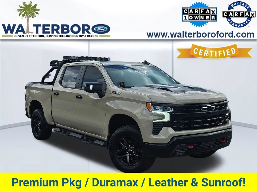 Certified Used 2022 Beige Chevrolet LT Trail Boss image 1