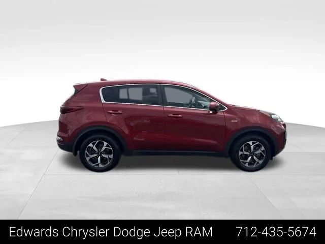 Used 2020 Red Kia LX image 9