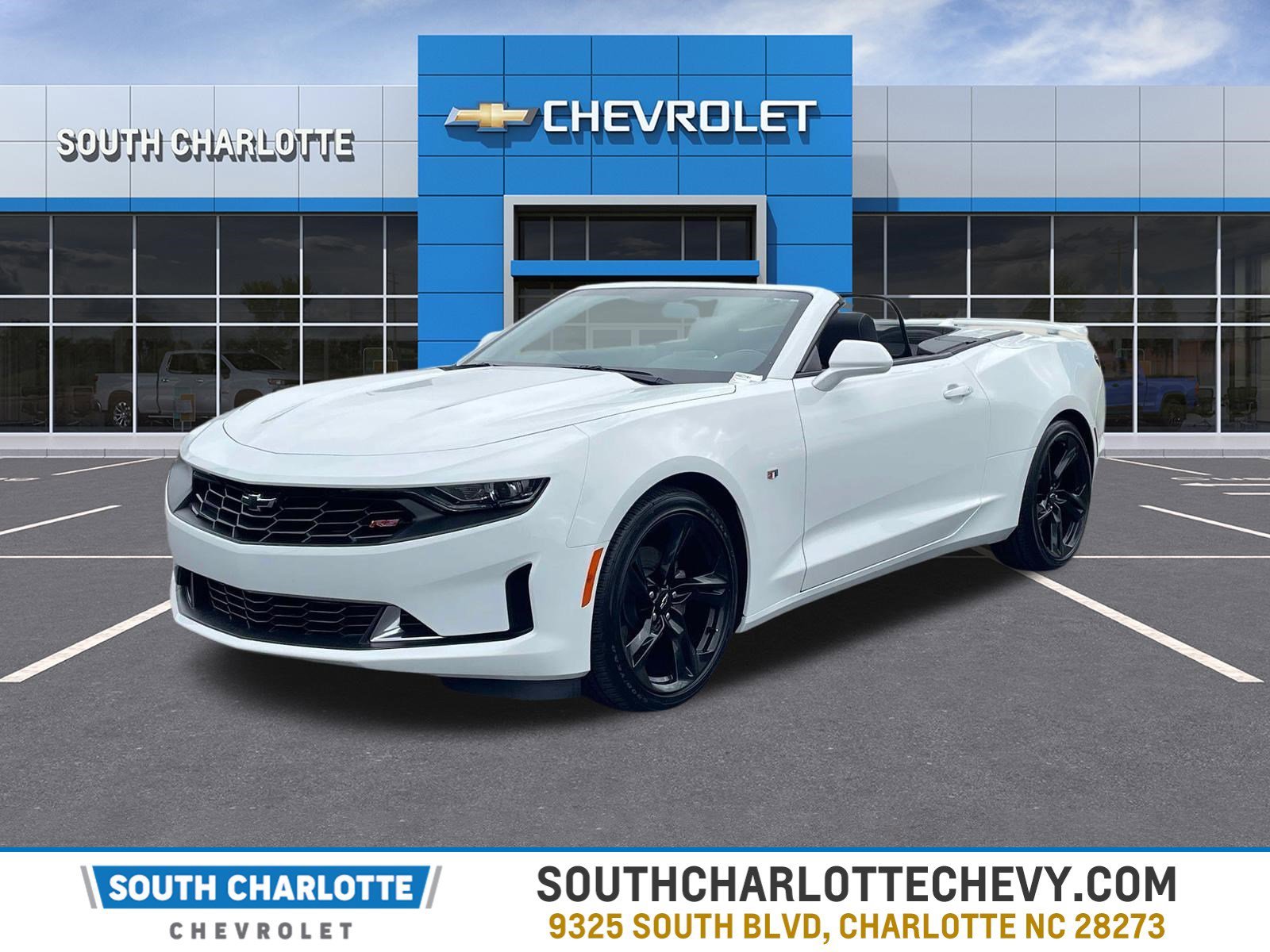 Summit White 2024 Chevrolet Camaro 1LT Convertible RWD Convertible Rear-Wheel Drive