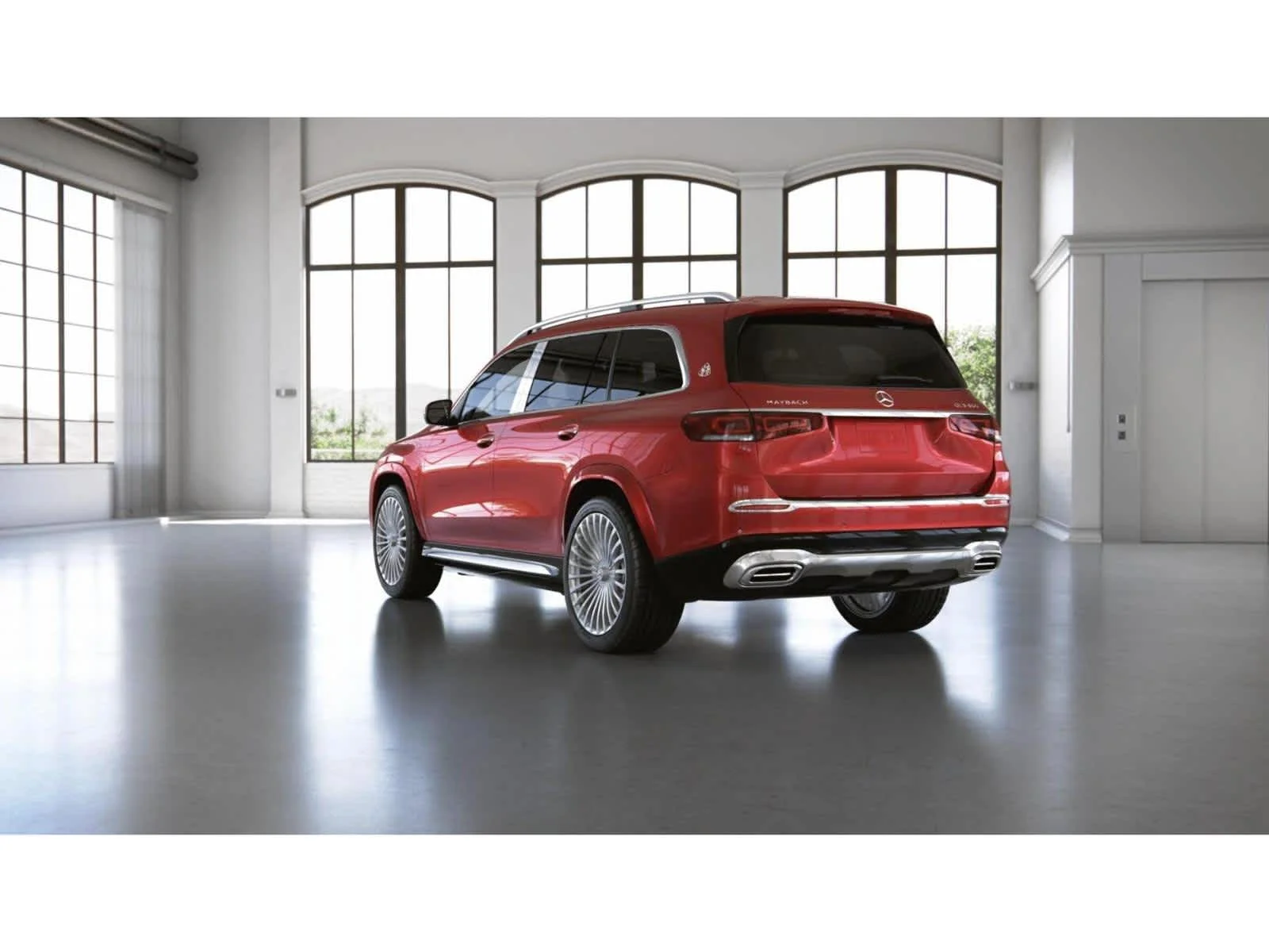 Used 2022 MANUFAKTUR Cardinal Red Metallic Mercedes-Benz Maybach GLS 600 image 28