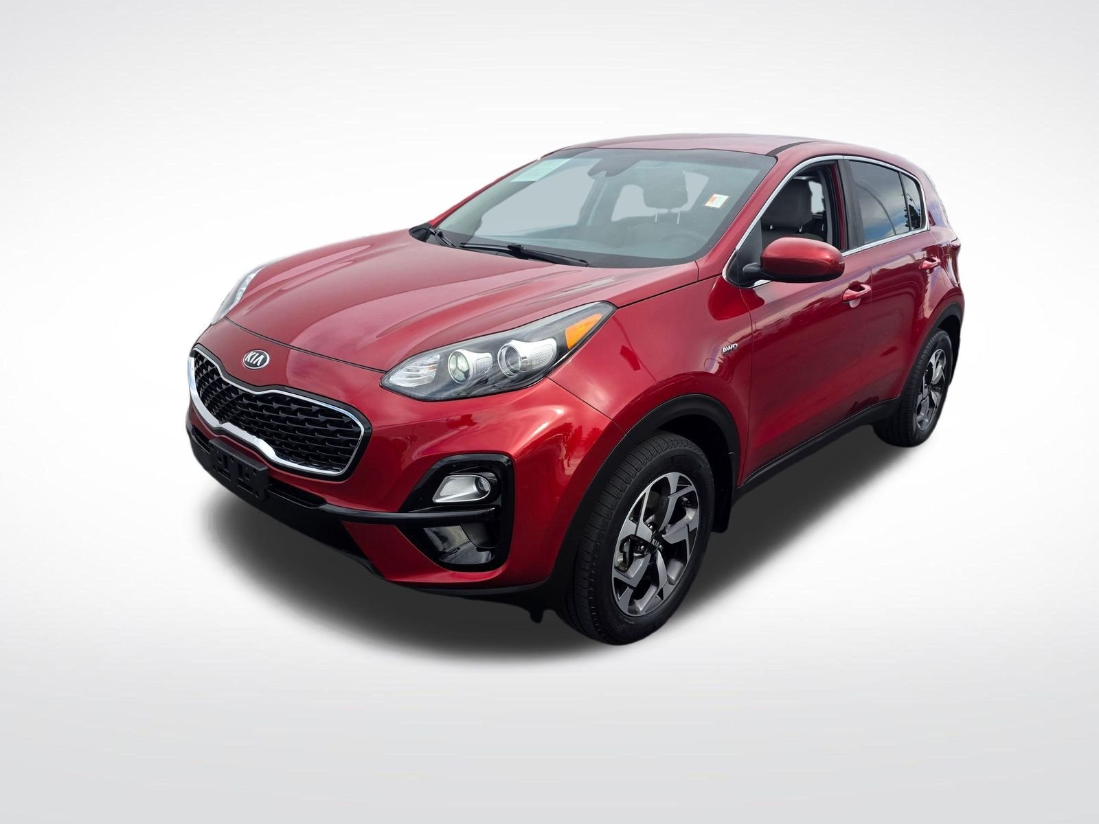 Used 2021 Hyper Red Kia LX image 2