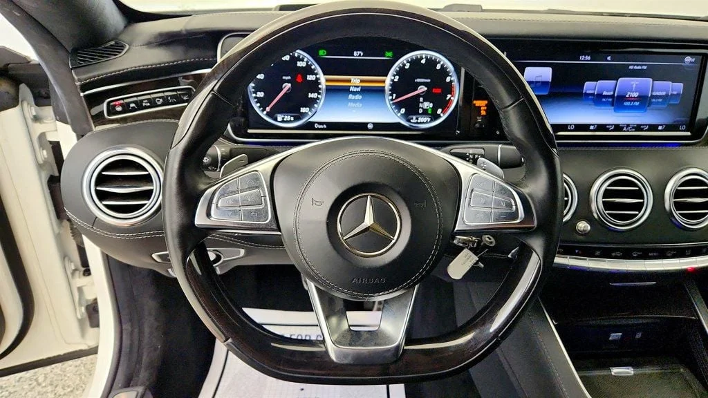 Used 2016 designo Diamond White Metallic Mercedes-Benz 2dr Coupe S 550 4MATIC® w/ Sport Pkg & Premium 1 Pkg image 13