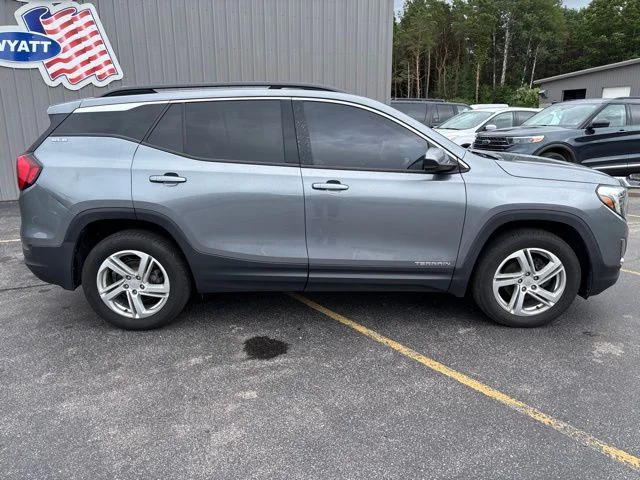 Used 2020 GMC Terrain SLE with VIN 3GKALTEV6LL179741 for sale in Manistee, MI