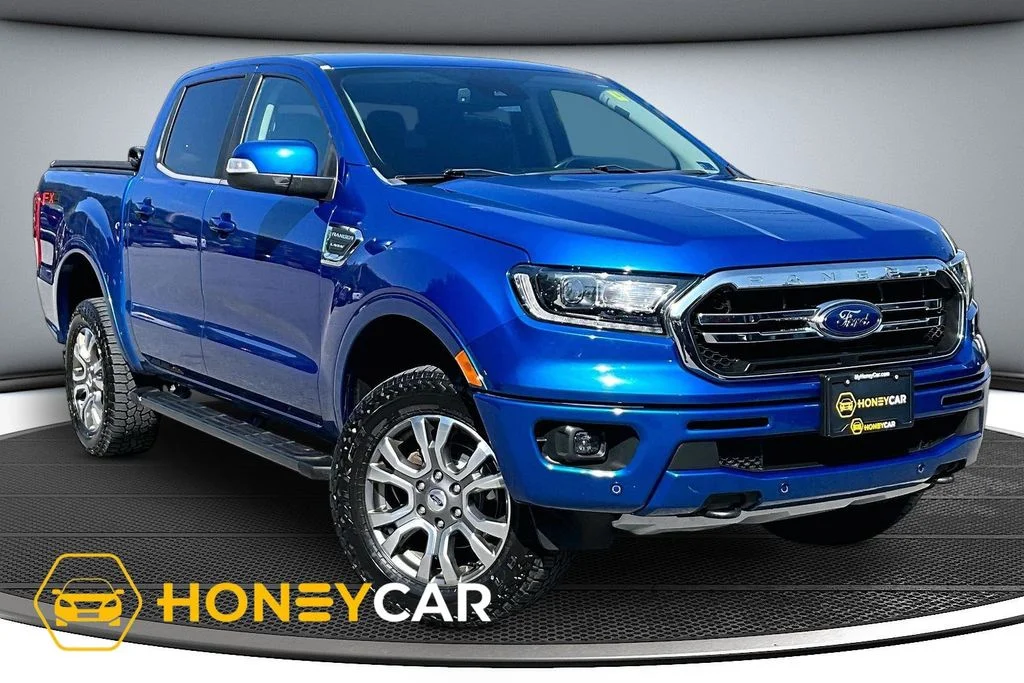 Certified Used 2019 Blue Ford Lariat image 1