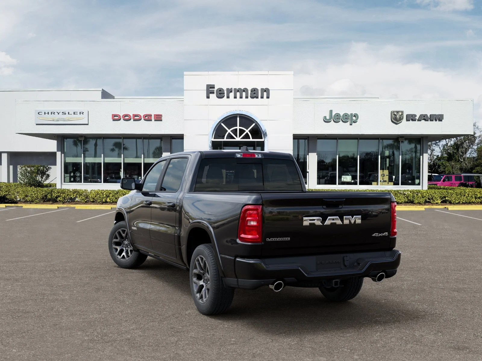 New 2026 Diamond Black Crystal Pearl-Coat Exterior Paint RAM Laramie image 35
